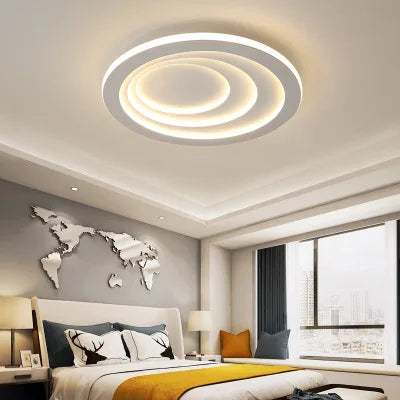 Dimmable LED Bedroom Lamp - Modern Small Living Room Ceiling Lamp for Contemporary Homes