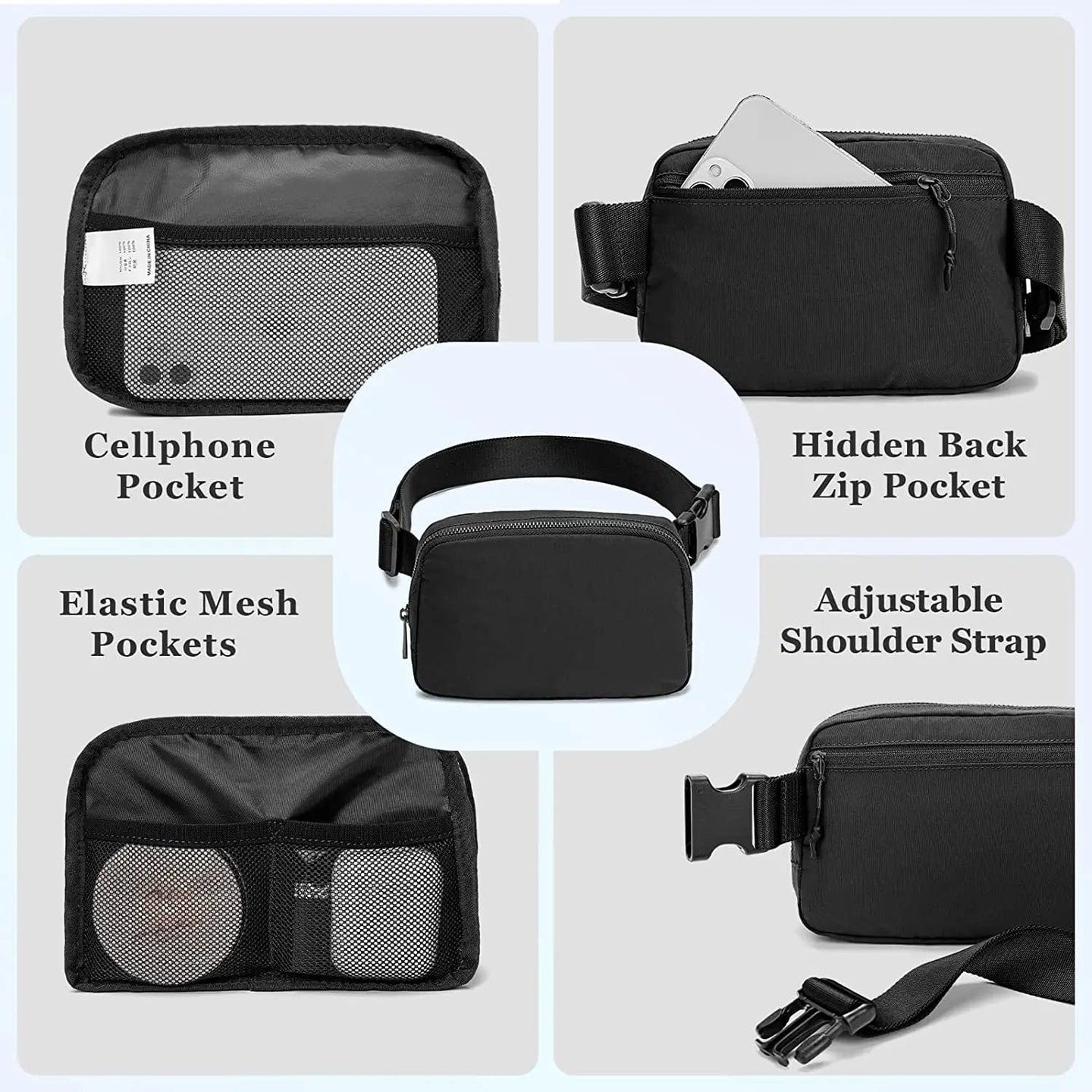 On-the-Go Style: Sport Lulu Nylon Waist Belt Bags - The Ultimate Fusion of Fashion and Function