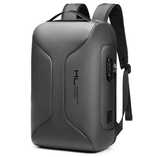 Modern Style, Maximum Security: The Ultimate Men's Backpack for Connectivity and Protection