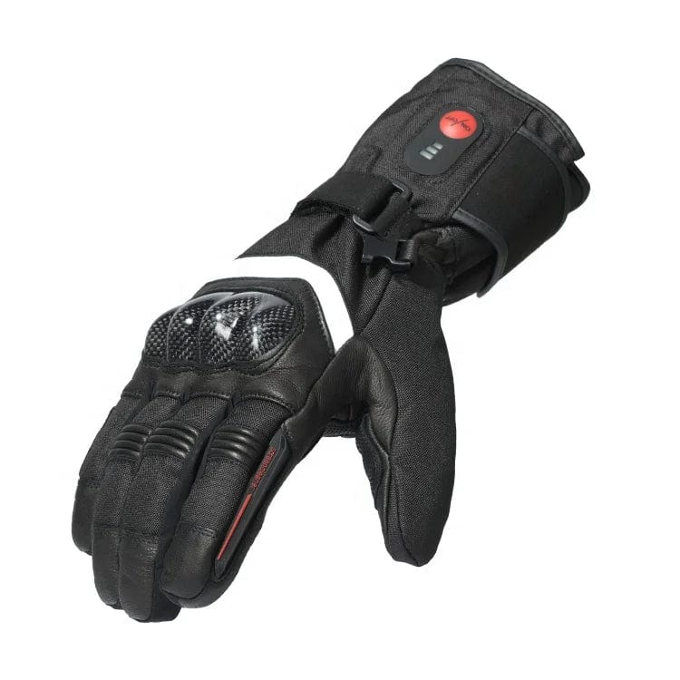 Winter Shockproof Racing Heated Gloves for Motorcycle Enthusiasts