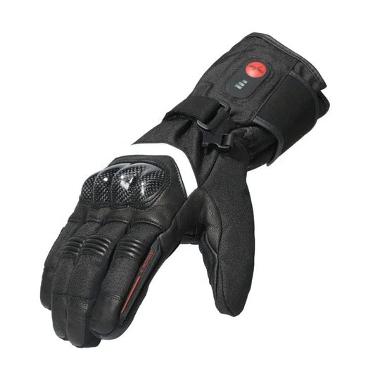 Winter Shockproof Racing Heated Gloves for Motorcycle Enthusiasts