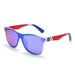 Men and Women's Fashion Eyewear: Vintage Big Frame Sun Glasses with One-Piece Lens for Driving