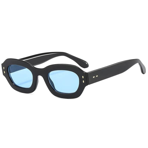 Superior Brand Promo Sunglasses: Retro Classic Sun Shades with Small Thick Rectangle Frames