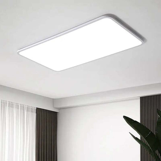 Modern Black Slim LED Ceiling Light - Ideal Home Lighting for Bedroom and Living Room Ceilings