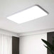 Modern Black Slim LED Ceiling Light - Ideal Home Lighting for Bedroom and Living Room Ceilings