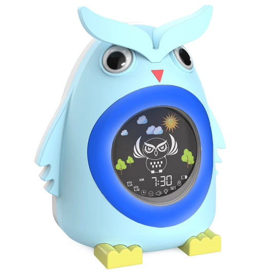 LED Small Smart Kids Sleep Trainer Night Light Wake up Alarm Clock Alarm