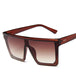 Luxury Designer Retro Classic Oversized Square Sunglasses with Big One-Piece Lenses: Shades for Men and Women