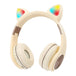 Wireless Cat Ear Headset: High-Fidelity Sound, Luminous Effects, Portable Folding