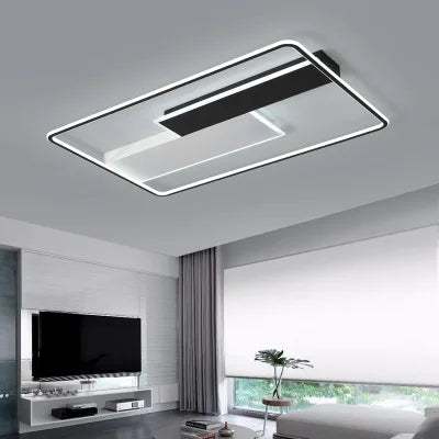 LED Simple Modern Ceiling Lamp Atmosphere Package for Master Bedroom and Study Spaces