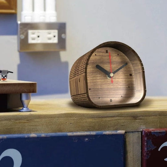 Distinctive on a Dime: Wooden Puzzle Clock - Stylish Decor without the Price Tag