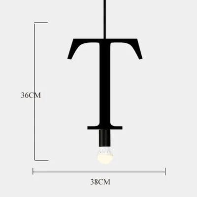 Interior Decoration Living Room Holiday Lighting Ceiling Lamps E27 Base Alphanumeric Symbols Modern Chandelier Lights