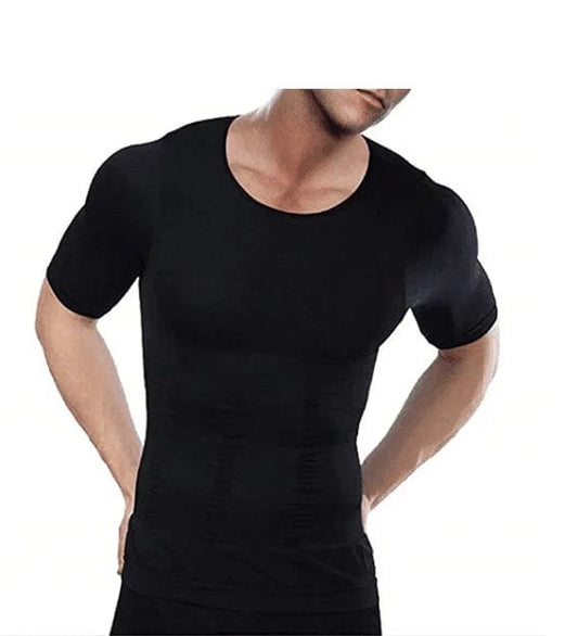 Define Your Confidence: High-Quality Men's Body Shaper Compression T-Shirt