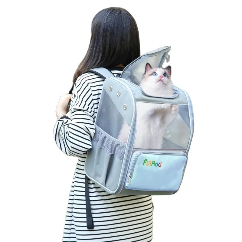 Outdoor Pet Carry Bag for Cats - Stylish and Breathable