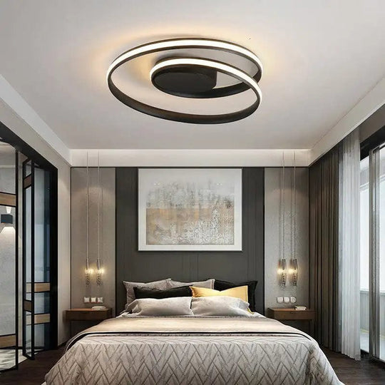 Contemporary Brilliance: Modern LED Ceiling Lamp - Acrylic Elegance for Your Living Spaces