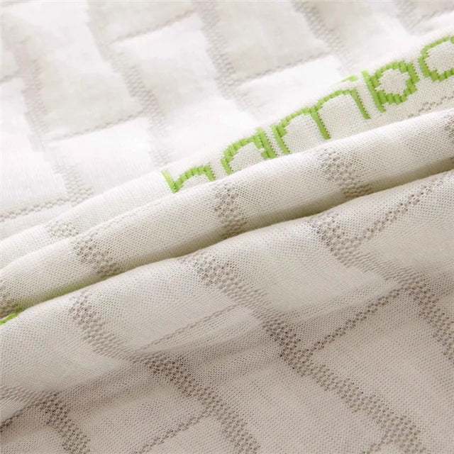 Hypoallergenic Waterproof Fitted Bed Sheet with Quilted Bamboo Jacquard