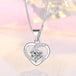 Sterling Silver Heart Pendant Necklace: Crazy Love Mother's Gift