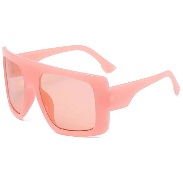 Retro Square UV400 Luxury Sunglasses - Oversized Shades with Side Shields for Sun Protection