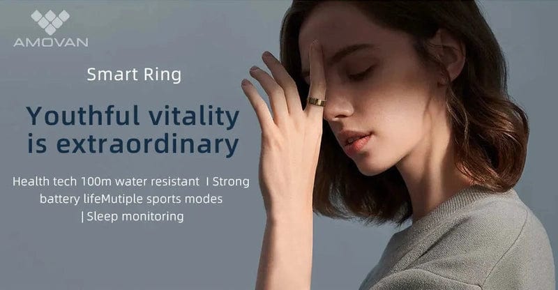 Intelligence at Your Fingertips: Smart Ring with Heart Rate Monitor and Fitness Tracker