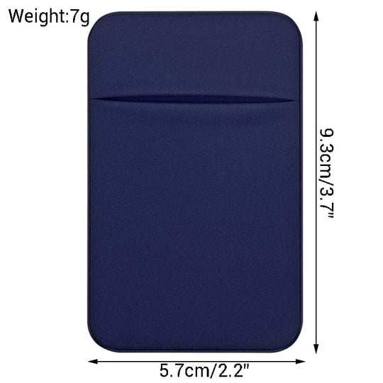 Smart and Stylish: Slim Microfiber Stretch Card Sleeves for Phone Credit Card Holder