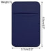 Smart and Stylish: Slim Microfiber Stretch Card Sleeves for Phone Credit Card Holder