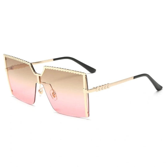 Fashion Sunglasses: Ladies' Metal UV400 Shades with Gradient Ocean Party Style