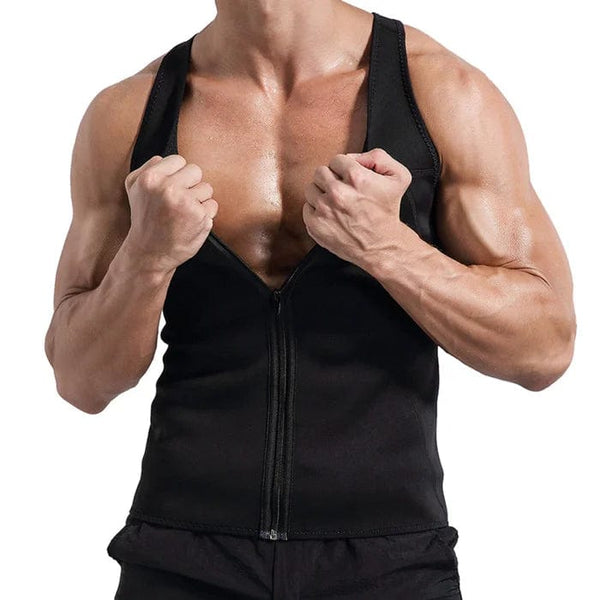 Maximize Weight Loss: Man Sauna Suit Waist Trainer - Neoprene Sweat Body Shaper