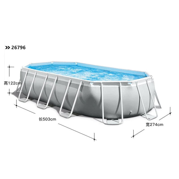 Make a Splash: Rectangular Above Ground Swimming Pool for Family Entertainment