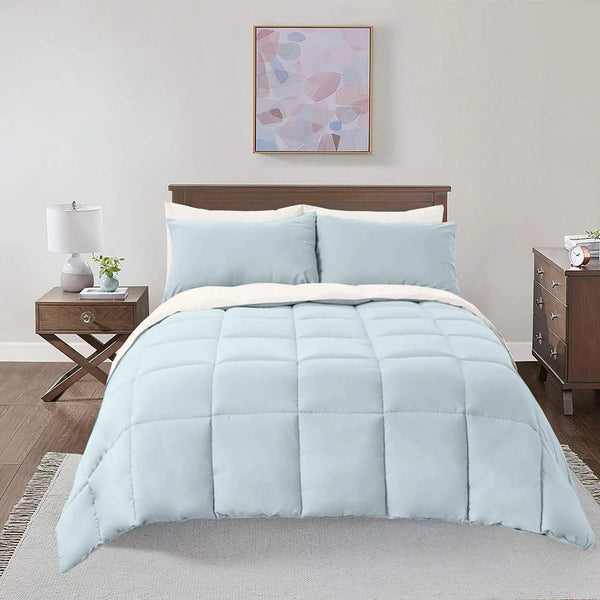 White Hotel Quilt with Microfiber Filling – Your Ultimate Comfort Haven