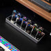 Colorful IPS Screen Nixie Tube Digital Alarm Clock: Retro USB Table Clock