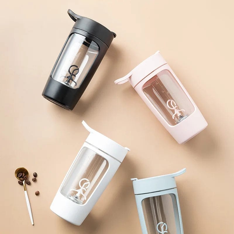 Blend On-the-Go: Portable Auto-Mixing Coffee Water Bottles for Home and Office