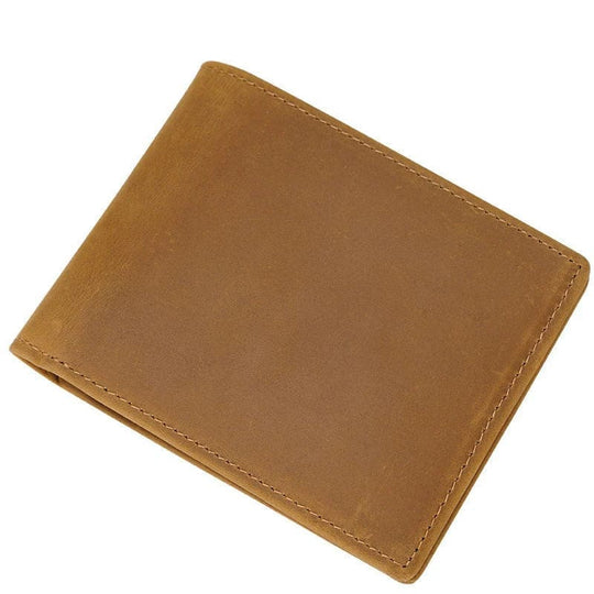 Modern Security, Classic Appeal: Genuine Leather Bifold Wallet for the Fashion-Forward Man
