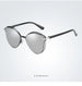 Cat Eye Round Polarized Sunglasses for Men and Women - Fashionable Shades for a Classic Look