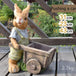 Charming Garden Companions: Resin Rabbit Landscape Furnishings for Your Outdoor Haven