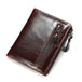 Secure Style: Men's RFID Bifold Card Holder Wallet in Genuine Leather