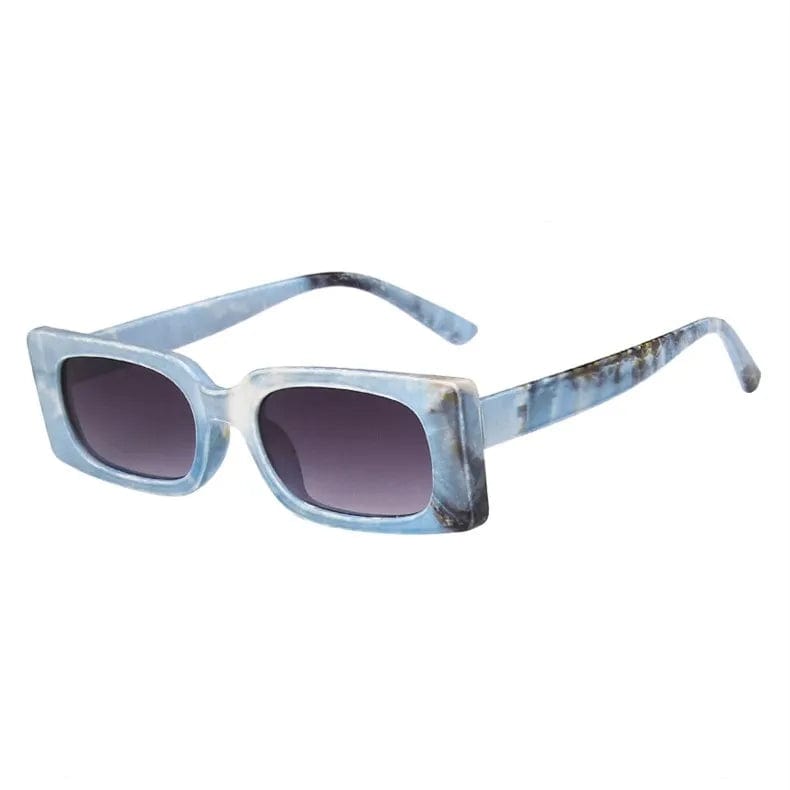 Classic Retro Trend: DL Glasses - Vintage Small Rectangle Sunglasses for Stylish Ladies