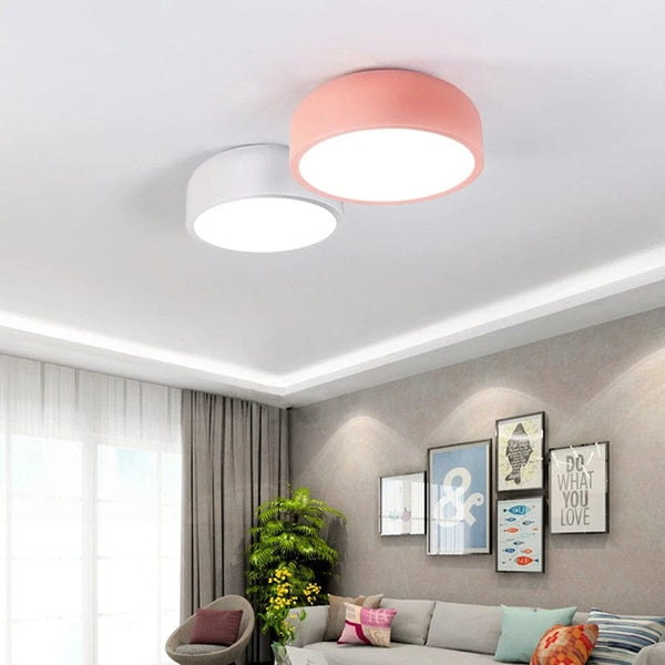 Contemporary Illumination: LED E27 Round Suspended Ceiling Lightings Fixture for Office and Home.