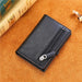 Tech-Savvy Elegance: RFID Coin Purse Carbon Fiber Wallet with Single Box Smart Credit Card Holder