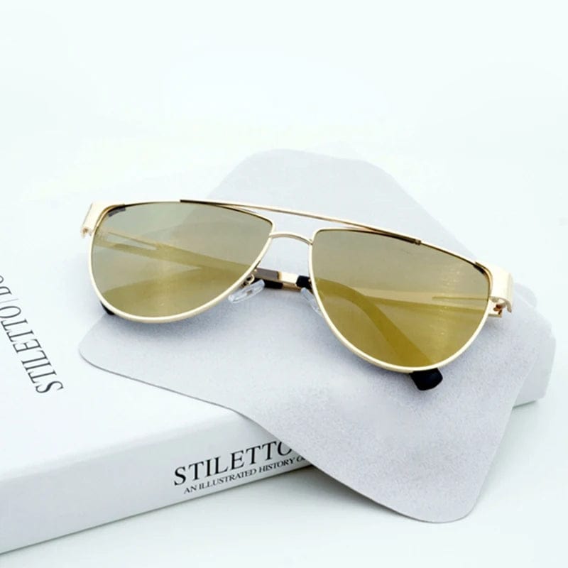 HBK K30133 Big Frame Fashion Glasses - Oversize Square Sun Glasses for Women Sunglasses.