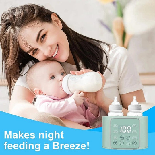 Digital Rechargeable Baby Bottle Warmer Milk: USB Portable Travel Bottle