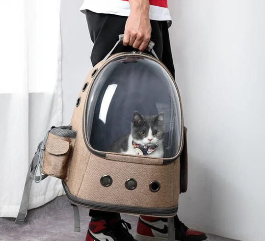 Capsule Pet Backpack for Dogs and Cats - Portable Pet Dog Carriers