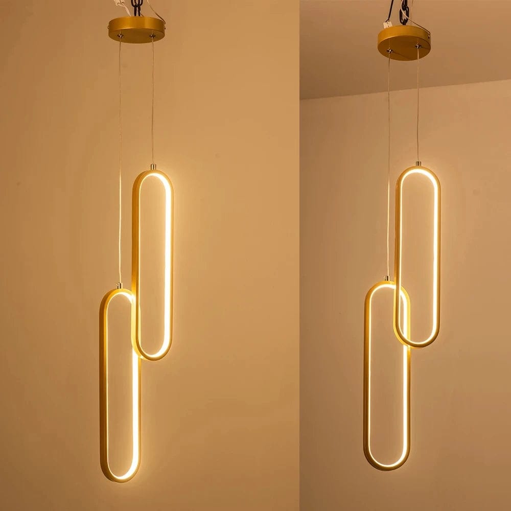 Long Wire Pendant Lamp - LED Lighting for Bedside Bedroom and Living Room Decor