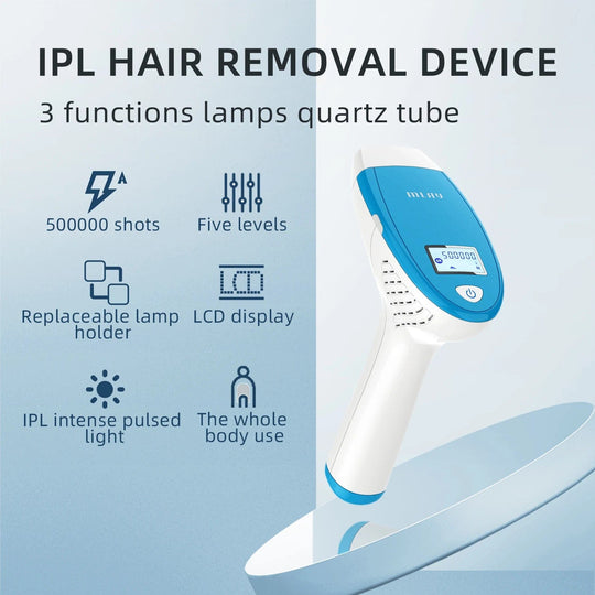 MLAY M3: Laser Facial Rejuvenation Meets Effortless IPL Hair Removal - Your Complete Beauty Solution