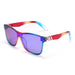 Men and Women's Fashion Eyewear: Vintage Big Frame Sun Glasses with One-Piece Lens for Driving