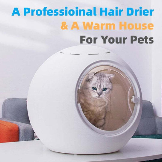 Ultra Quiet Automatic Pet Hair Dryer For Cats and Small Dogs