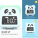 Premium Panda Clock: Adjustable Brightness & Volume, Ideal Children's Sleep Trainer