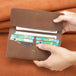 Marrant vintage cowhide leather men's long wallet card holder slim minimalist money clips crazy horse wallet