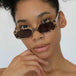 Classic Retro Trend: DL Glasses - Vintage Small Rectangle Sunglasses for Stylish Ladies