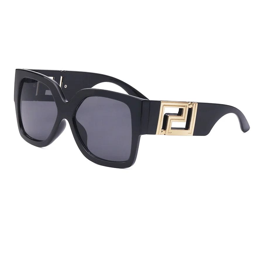 Luxury Designer Retro Classic Oversized Square Sunglasses with Big One-Piece Lenses: Shades for Men and Women