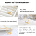 Stylish Affection: Gold Stainless Steel Letter Pendant Necklace, a Fashion Jewelry Essential