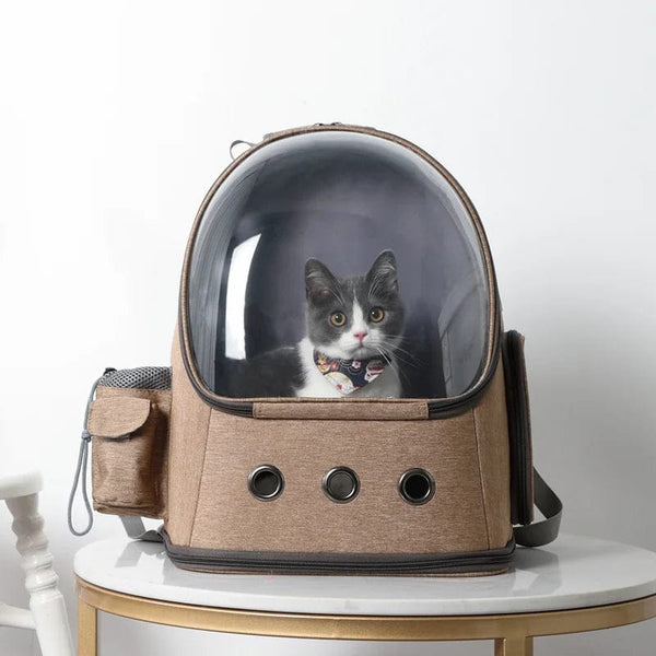 Capsule Pet Backpack for Dogs and Cats - Portable Pet Dog Carriers